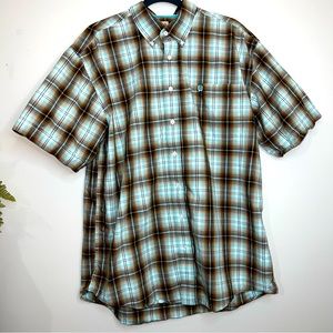Cinch short sleeve button down